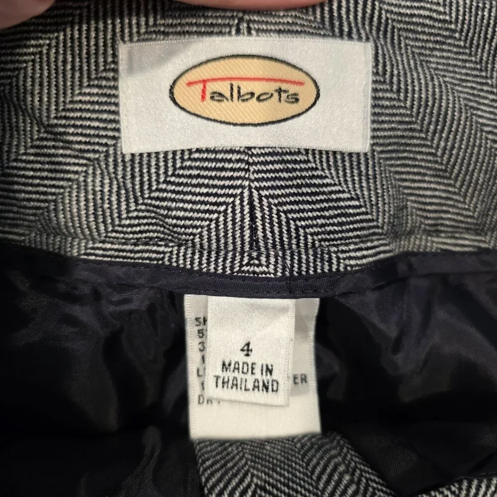 Talbots features herringbone